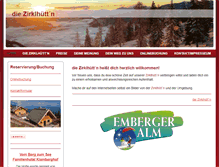 Tablet Screenshot of emberger-alm.info